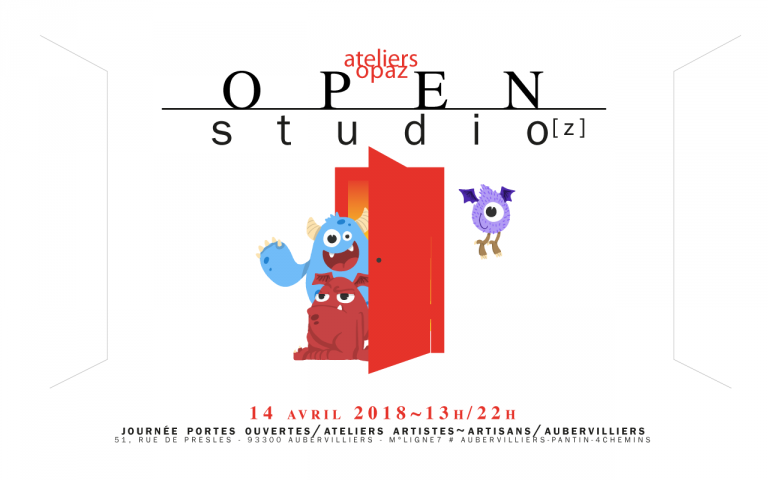 Opaz-Ateliers, Flyer Open Studio[z] by Nabil - édition 2018
